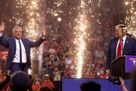 Donald Trump and Robert F. Kennedy Jr. Source: Wikimedia Commons
