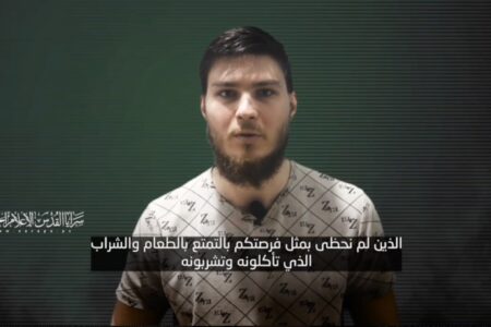 Hostage Alexander Trupanov. Photo: Screenshot