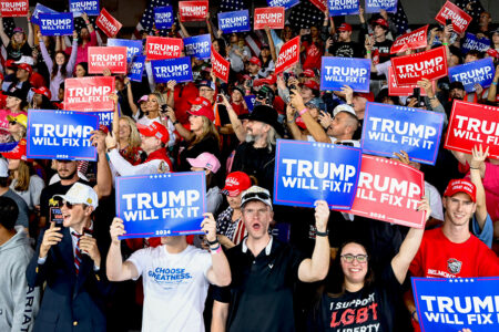 Trump holds election rally in North Carolina shortly before winning the election (Photo: @realDonaldTrump/X)