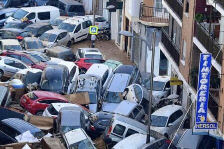 Aftermath of the floods in Valencia. Photo: X