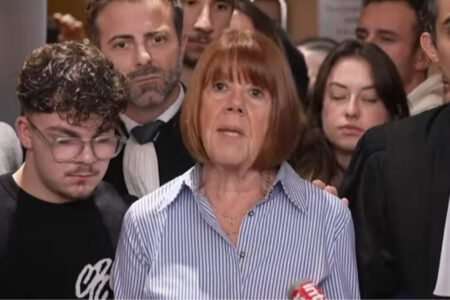 Gisèle Pelicot after the trial. Source: screenshot