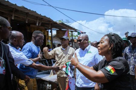 Ghana's president-elect John Dramani Mahama on the campaign trail. Photo: John Dramani Mahama / X