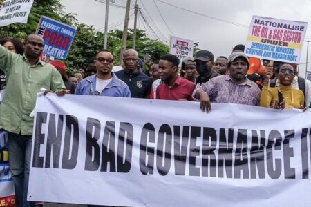End Bad Governance in Nigeria protests. Photo: Amnesty International
