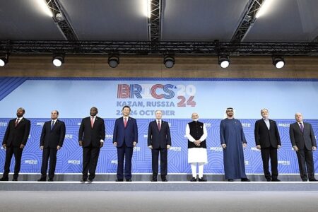 Representatives of BRICS member countries in Kazan, Russia in October 2024. Photo: BRICS Kazan