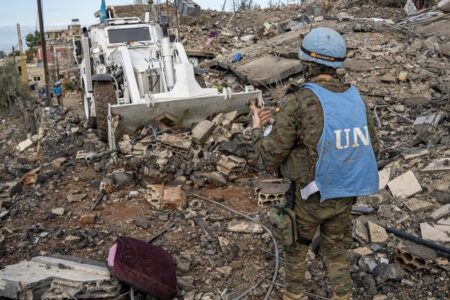 Destruction in Southern Lebanon. Photo: UNIFIL