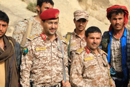 Leaders of Yemeni Armed Forces in July 2022.
(Photo: Yahya Sare'e/X)