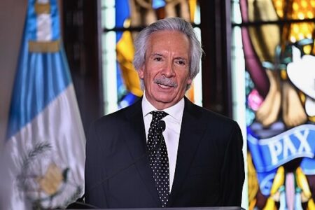 José Rubén Zamora at the Chapultepec Declaration on press freedom event in November of 2024.
(Photo: Wiki Media Commons)