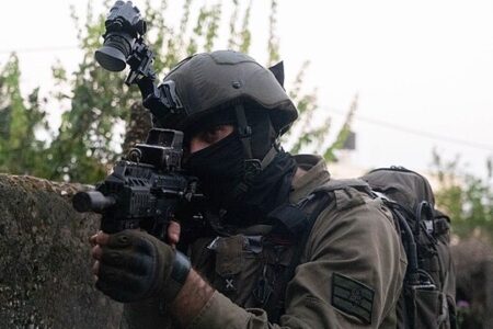 IOF soldier operating in the West Bank in 2023.
Photo: Wiki Commons