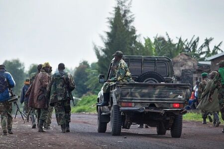 M23 rebels advance toward Goma in 2013.
Photo: MONUSCO