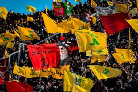 Mourners gathered in Beirut, Lebanon for the funeral of late Hezbollah leader Sayyed Hassan Nasrallah. Photo: Al Manar