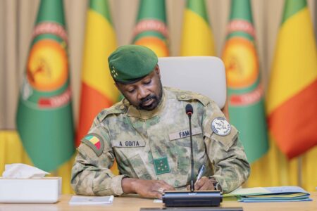 Malian President Assimi Goïta. Photo: Mali Presidency