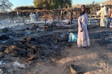 The market is near the city of El-Fasher, which is controlled by the army. Photo: Darfur Network for Human Rights