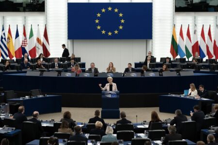 Ursula von der Leyen, President of the European Commission in European Parliament. Photo: EP