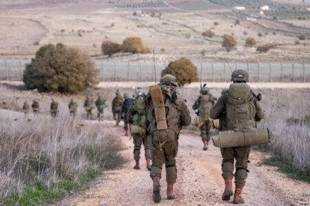 Israeli soldiers in the Golan Heights, December 2024. Photo: IDF Spokespersons Unit