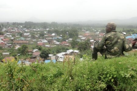 M23 Rebel outside of Bunagana, North Kivu. Photo: Wikimedia Commons / VOA