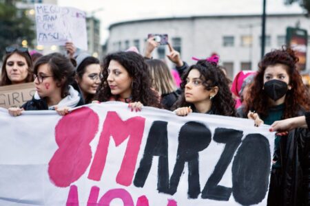 8 March protests in Italy, 2023. Source: Lucia Argiolas/Non Una di Meno