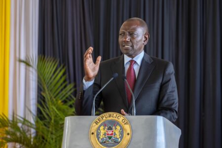 President Ruto of Kenya chairs a Kenya Parliamentary Group meeting. Photo: William Ruto/X