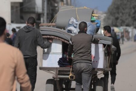 La gente está siendo desplazada de Gaza de nuevo. Foto: UNRWA
