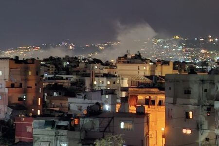Israeli attacks on Dahiyeh, Beirut. Photo: Al Manar