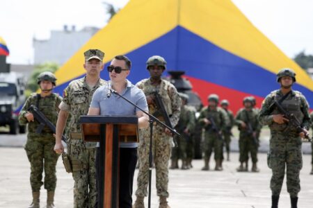 Ecuadorian President Daniel Noboa in January 2025. Photo: Presidencia Ecuador