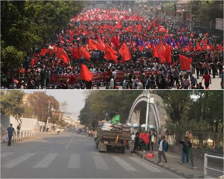 Why is Nepal republican structure being challenged by monarchists?