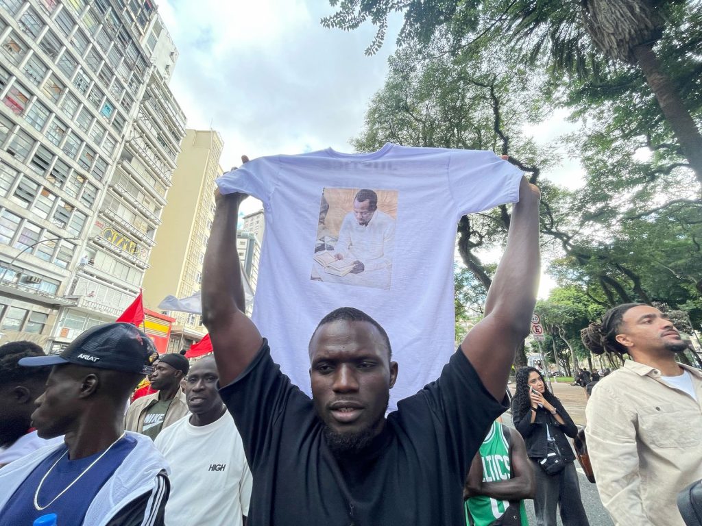 Senegalese protest in Sao Paulo after police killing