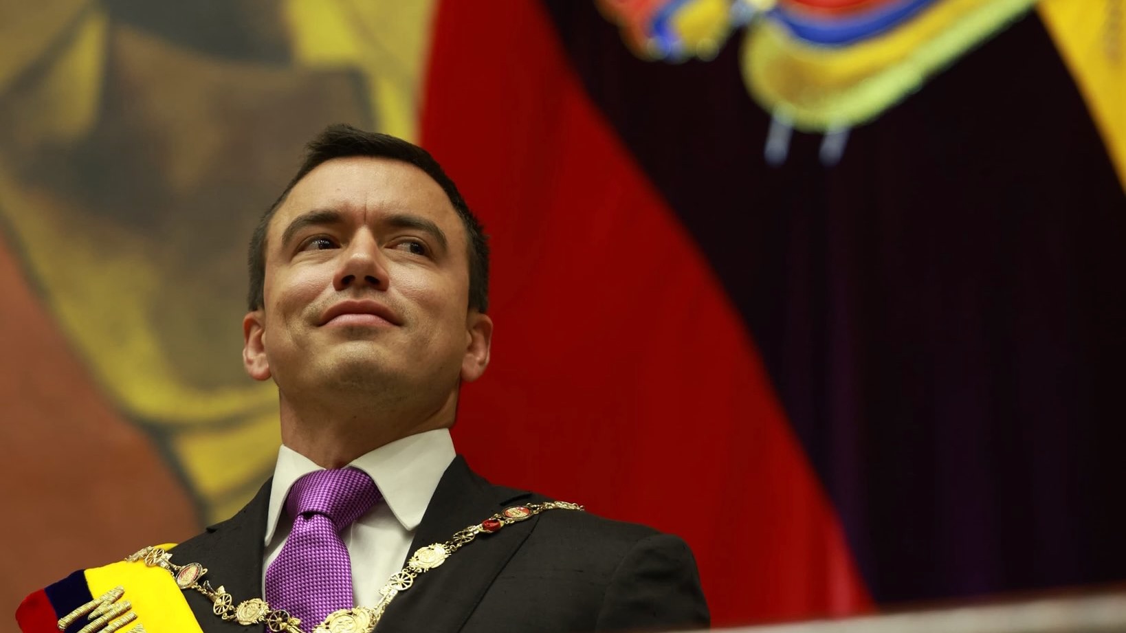 Daniel noboa takes office for new presidential term