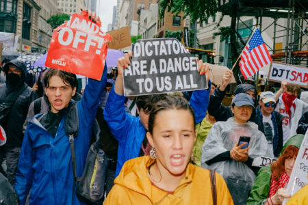 IMG_4862 Tens of thousands march in Manhattan for No Kings Day (Photo: Wyatt Souers)