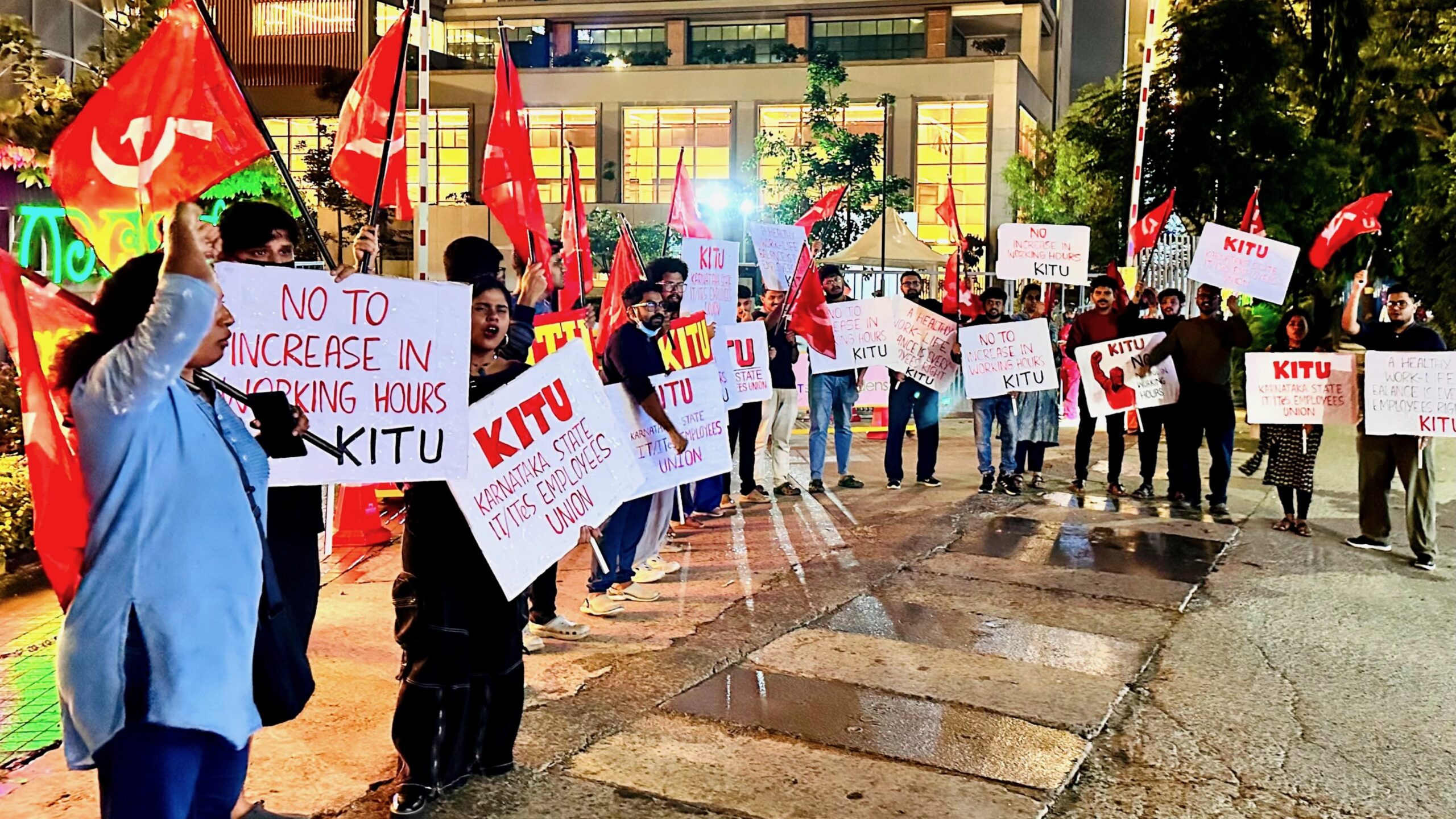“Unproductive and hazardous”: IT workers in India resist increase in hours