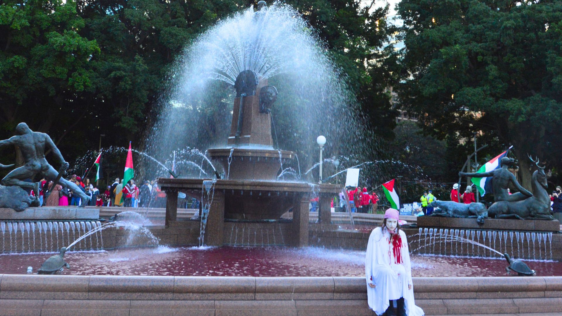 australia red wave of resistance and palestinian solidarity
