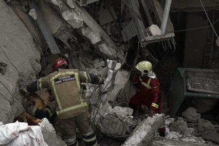 rubble iran tehran 2 Israeli airstrikes Iran