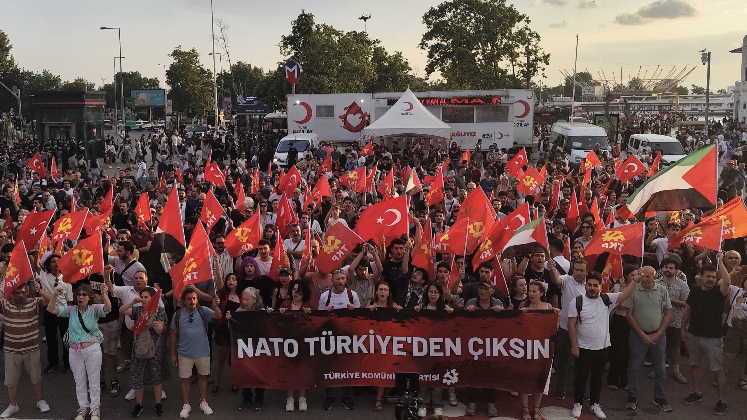 Turkey must leave nato expel foreign military bases says communist