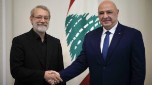 Ali Larijani Joseph Aoun