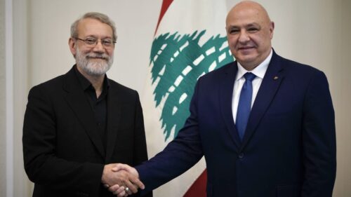 Ali Larijani Joseph Aoun