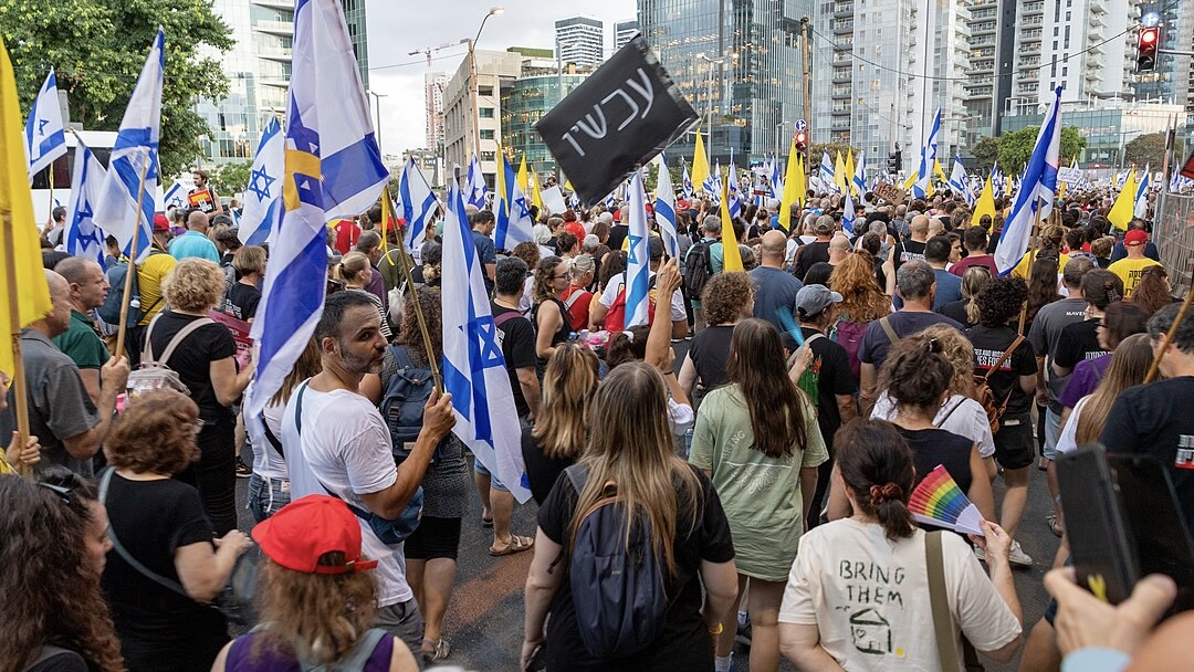 Israeli protesters Tel Aviv