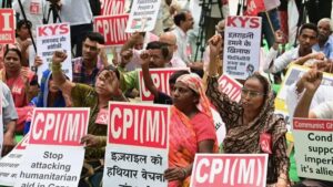 Left pressure forces Indian authorities to allow protest against Israeli genocide