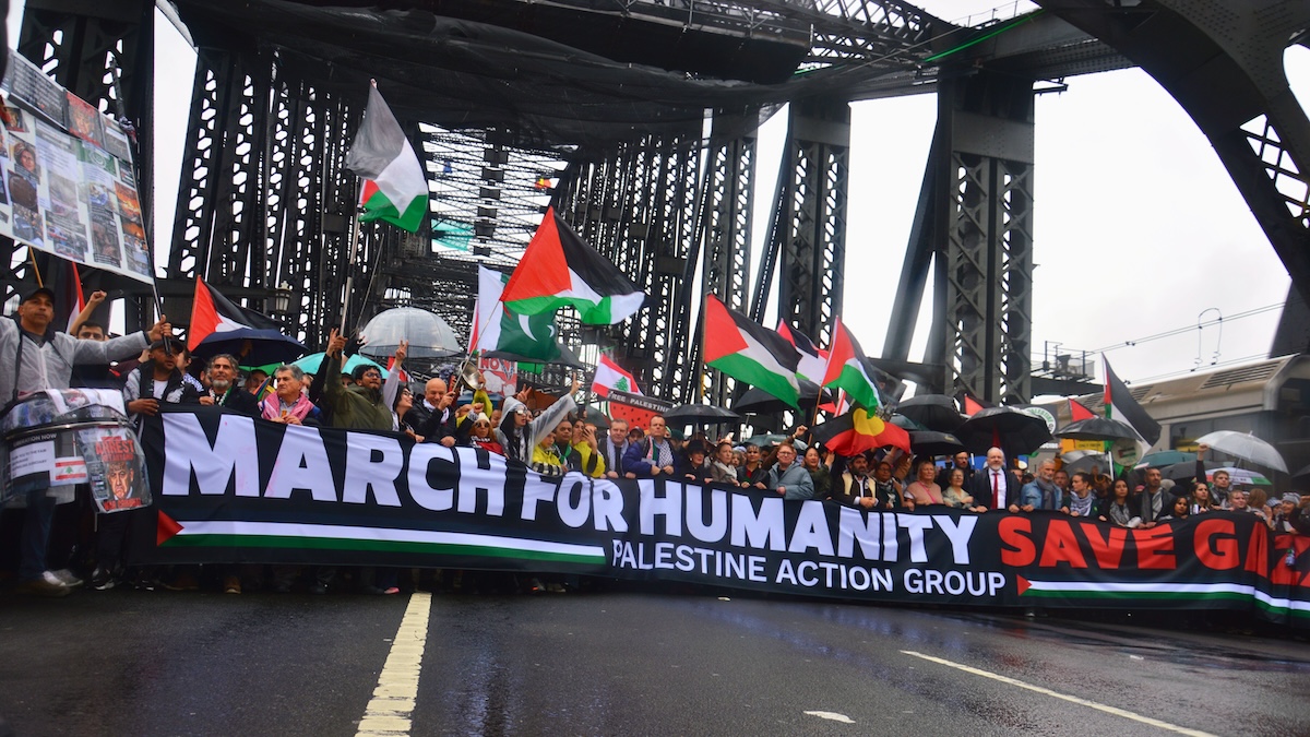 Sydney Australia Palestine march