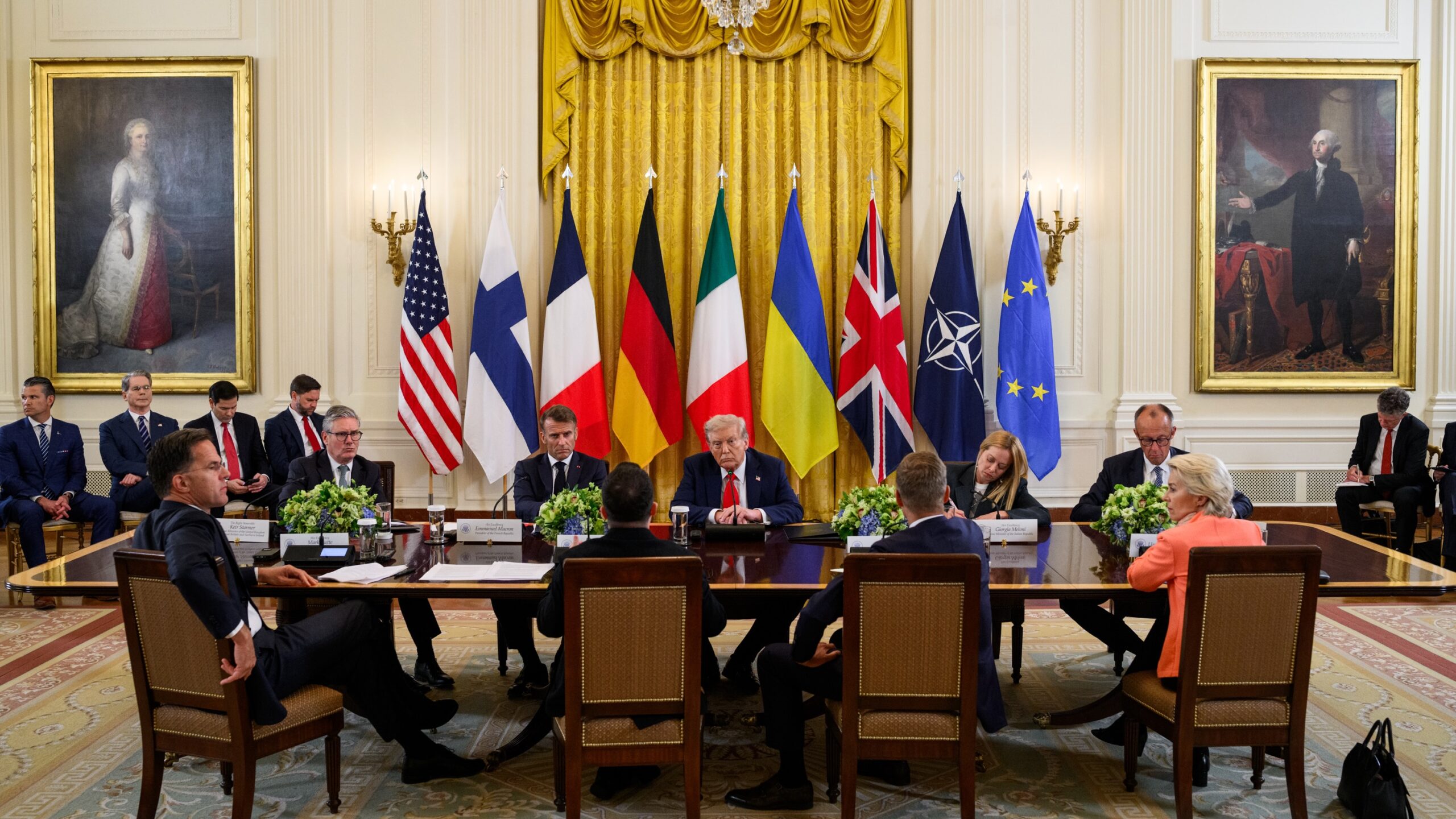 Trump promises Ukraine-Russia summit after meeting with Zelenskyy and European leaders