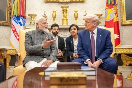 President Donald Trump and Prime Minister of India Narendra Modi President Donald Trump and Prime Minister of India Narendra Modi