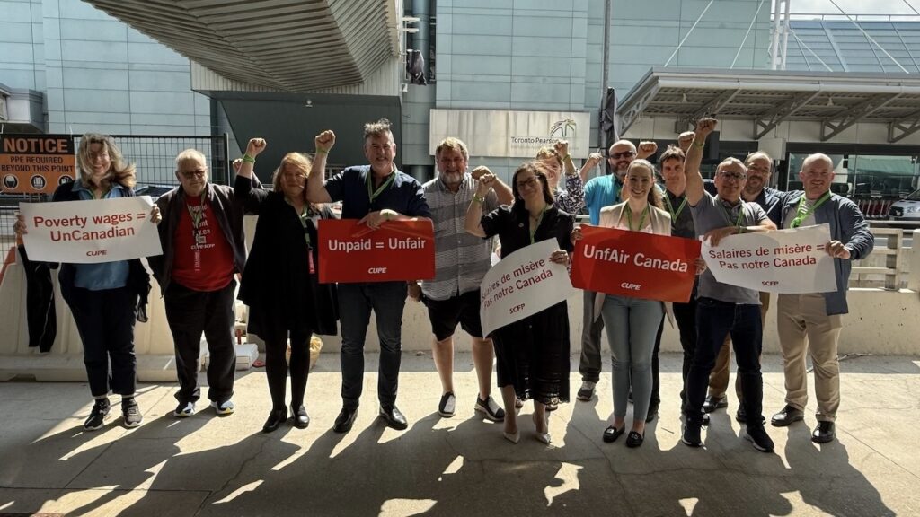 “Unpaid work is over”: Canadian flight attendants reach tentative ...
