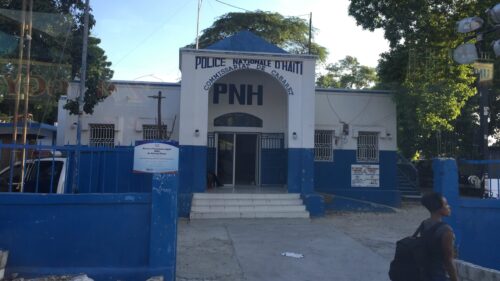 Haitian police precinct in Cabaret