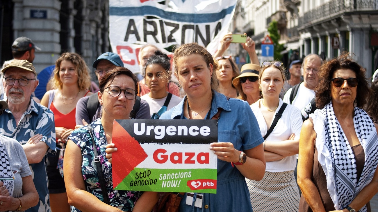 Palestine protest in Belgium