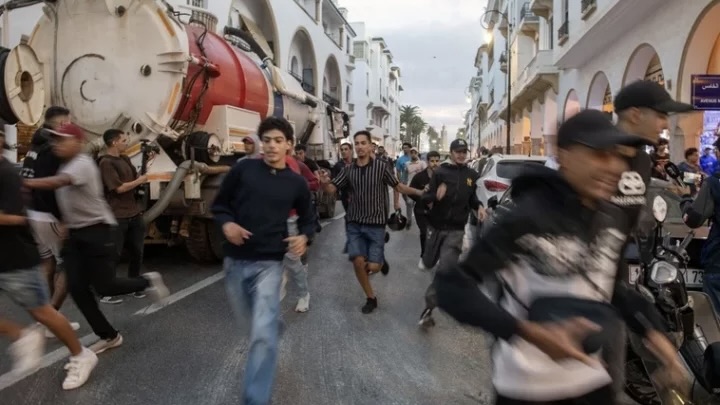 Manifestations au Maroc