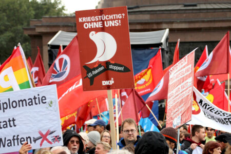 DKP rally peace Source: German Communist Party (DKP)/Facebook