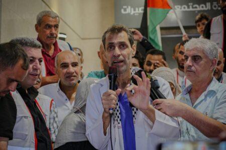Muhanna release 2 Dr. Ahmed Muhanna was illegally imprisoned by Israeli forces for 665 days. Source: Awda Health and Community Association/Facebook