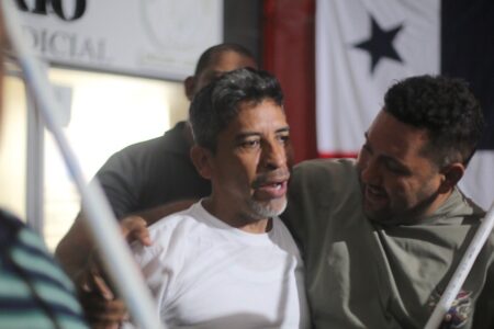 SUNTRACS wins the release of trade unionists arrested in Panama Detained leaders and family were released with the precautionary measure of periodic signing. Photo SuUNTRACS