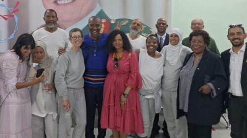 Mandla Mandela and other South African members of the Global Sumud Flotilla arrive in Jordan.