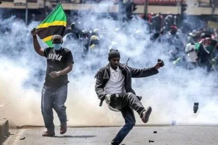 Tanzania protests erupt after ceremonial elections protests in Tanzania