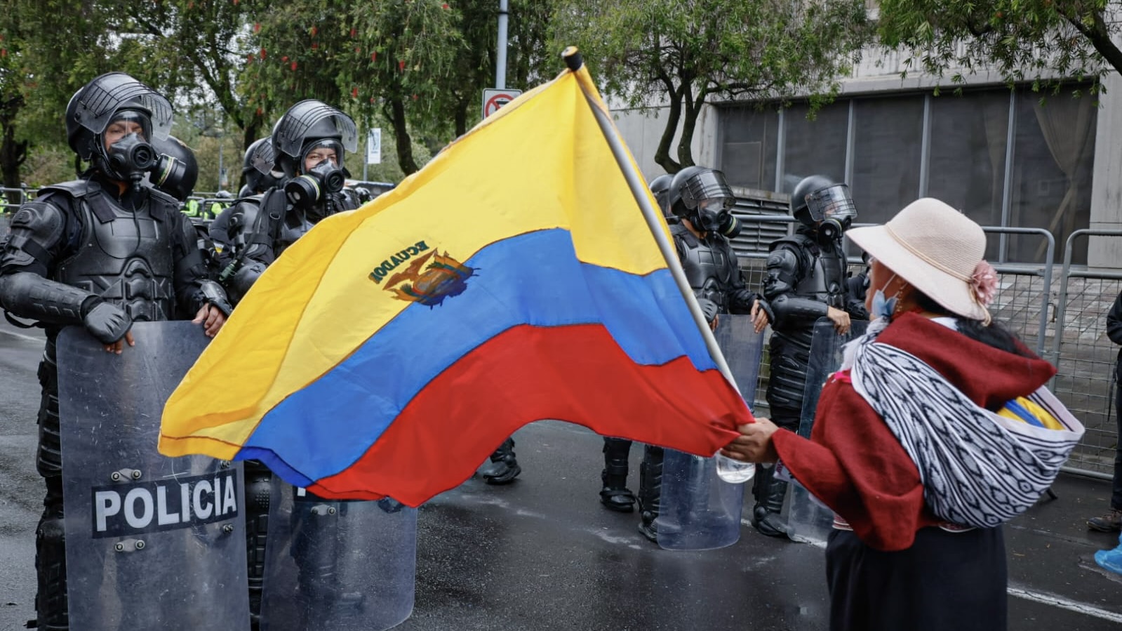 Grève de répression à Quito