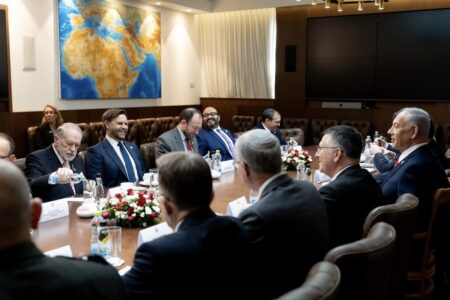 jd vance netanyahu herzog 2 US Vice President JD Vance in Israel